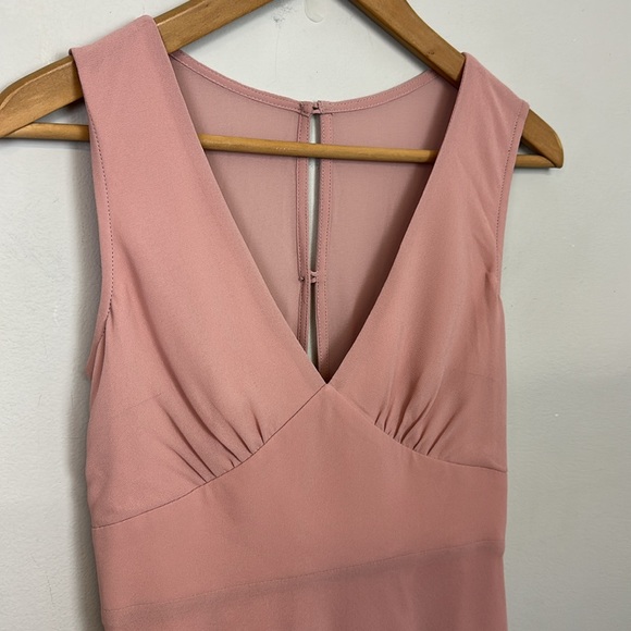 BHLDN Anthropologie Pale Pink Capulet Dress Size S - Picture 4 of 9
